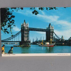 Vintage Postcard - Tower Bridge London - John Hinde Original